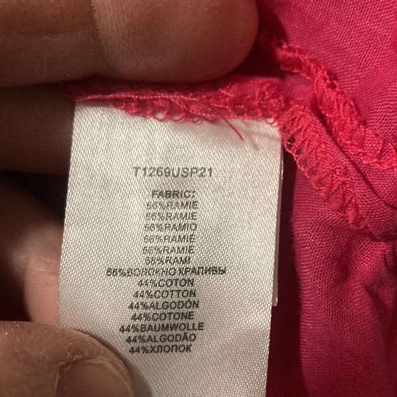 Molly Bracken pink light weight sheer blouse - Picture 4 of 4